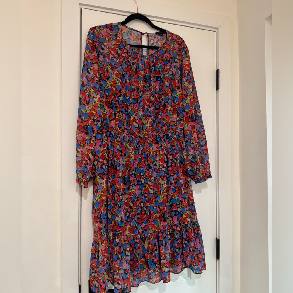 J.Crew XXL bright confetti Dress